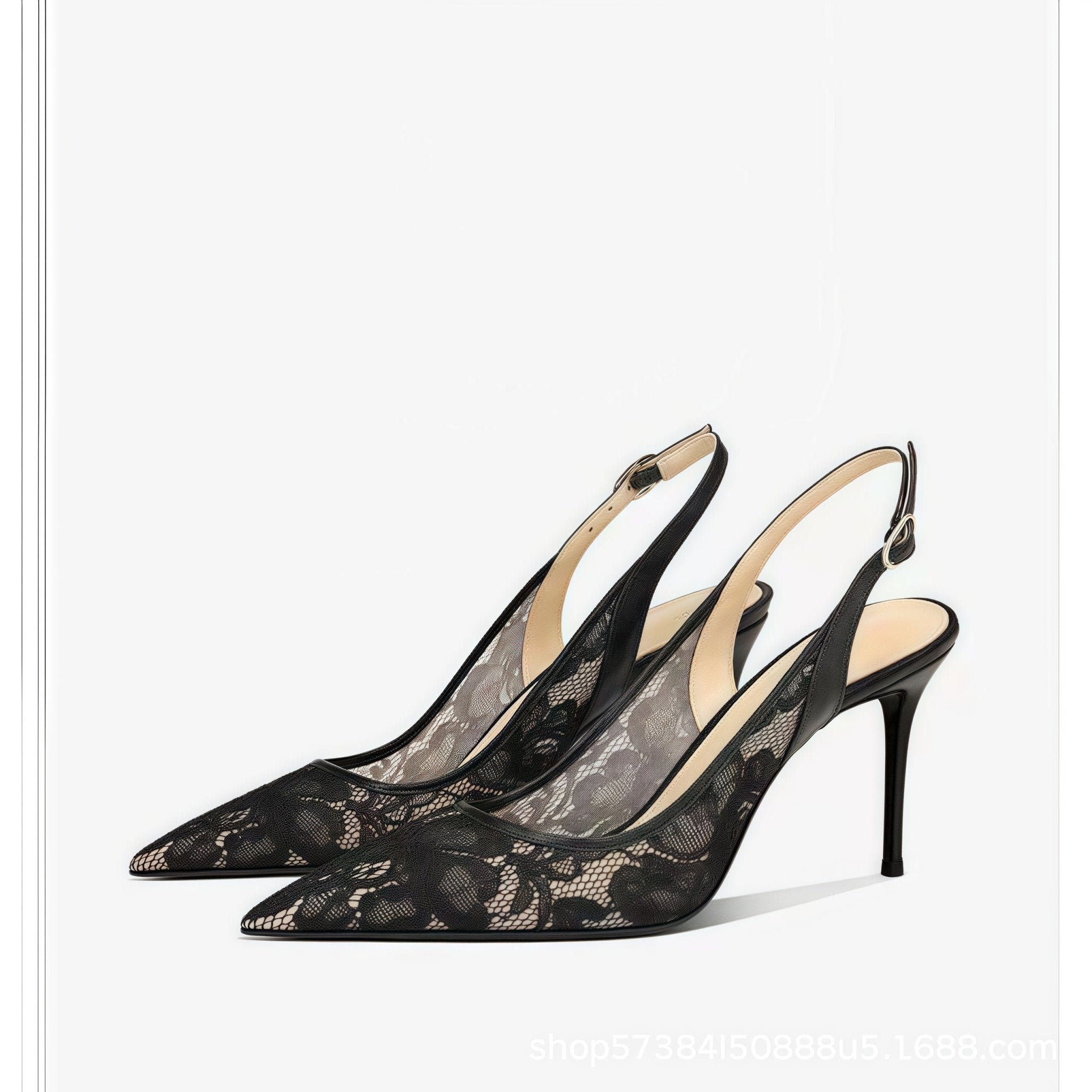 Aiguille Lacée Heels - Velnoir™