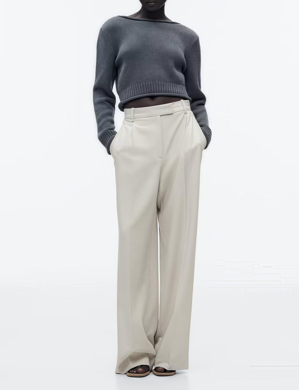 Créme Pantalon Hose - Velnoir™
