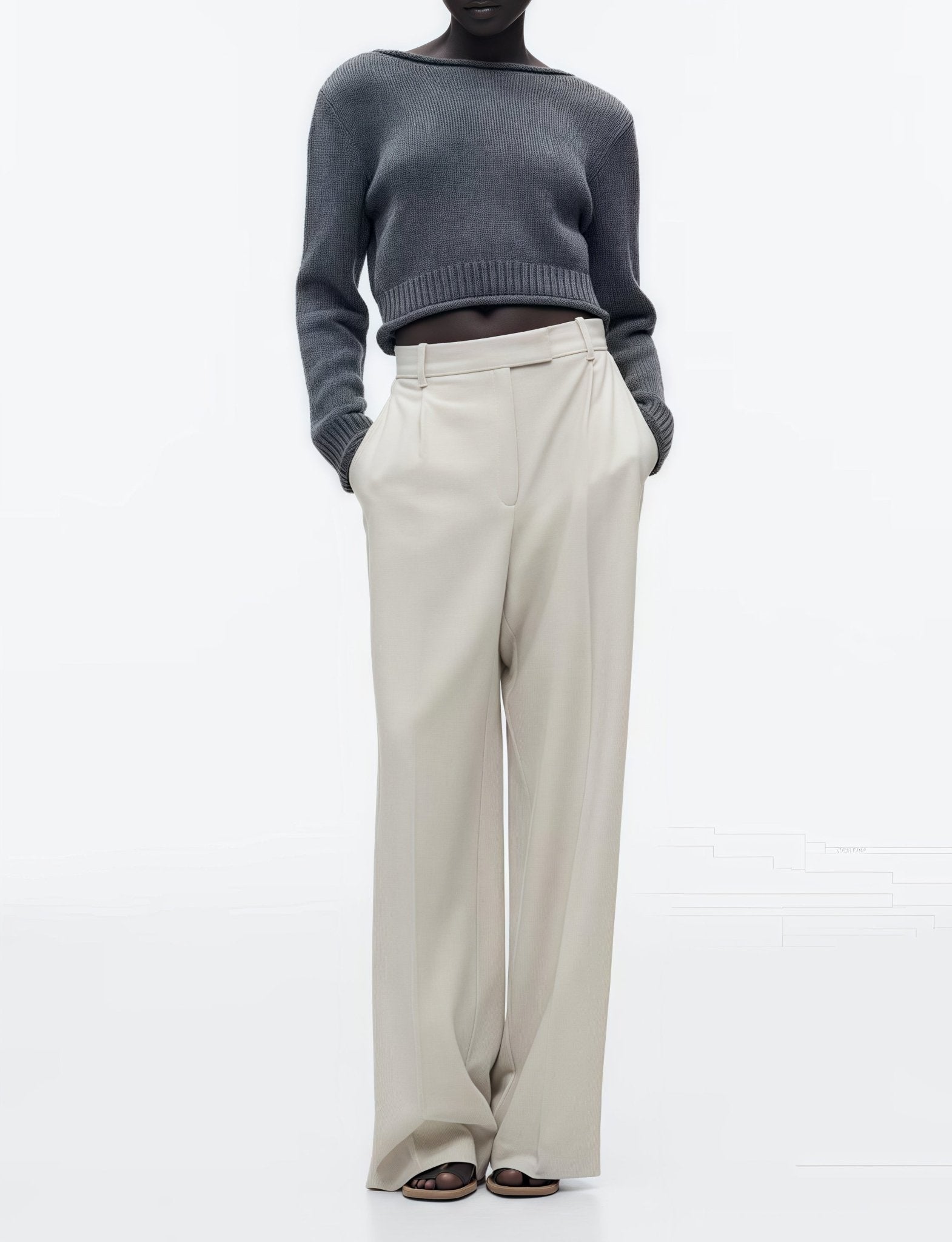 Créme Pantalon Hose - Velnoir™