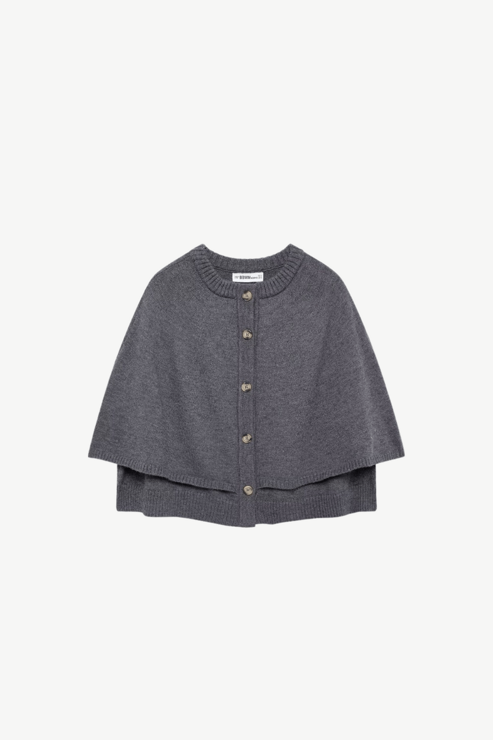 Mélange Cape - Cardigan - Velnoir™