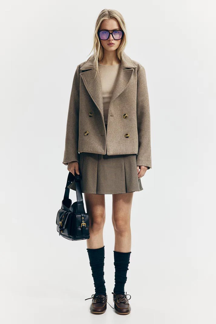 Peacoat – Taupe Mélange - Velnoir™