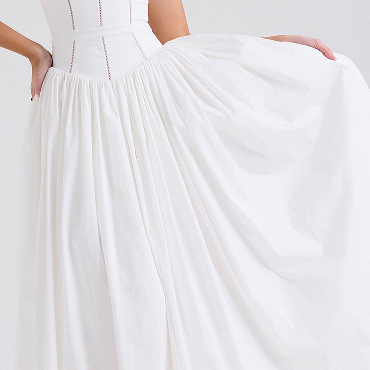 Seraphina Corsage Midi Dress - Velnoir Fashion