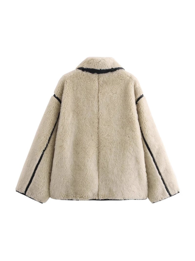 Shearling Montmártre Teddy Jacke - Velnoir™