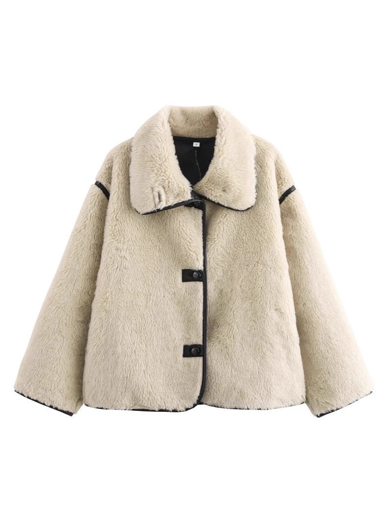 Shearling Montmártre Teddy Jacke - Velnoir™