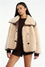 Shearling Montmártre Teddy Jacke - Velnoir™
