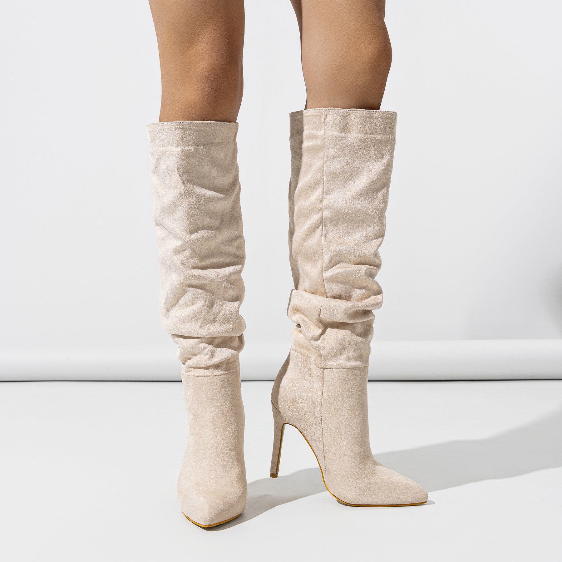 Suédées Stiletto Boots - Velnoir™