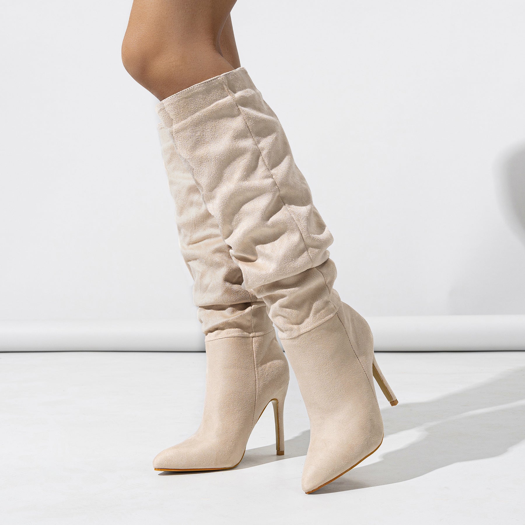 Suédées Stiletto Boots - Velnoir™