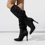 Suédées Stiletto Boots - Velnoir™