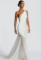 Velnoir™ Aléthea Asym Maxi Dress - Velnoir™