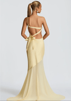 Velnoir™ Aléthea Asym Maxi Dress - Velnoir™