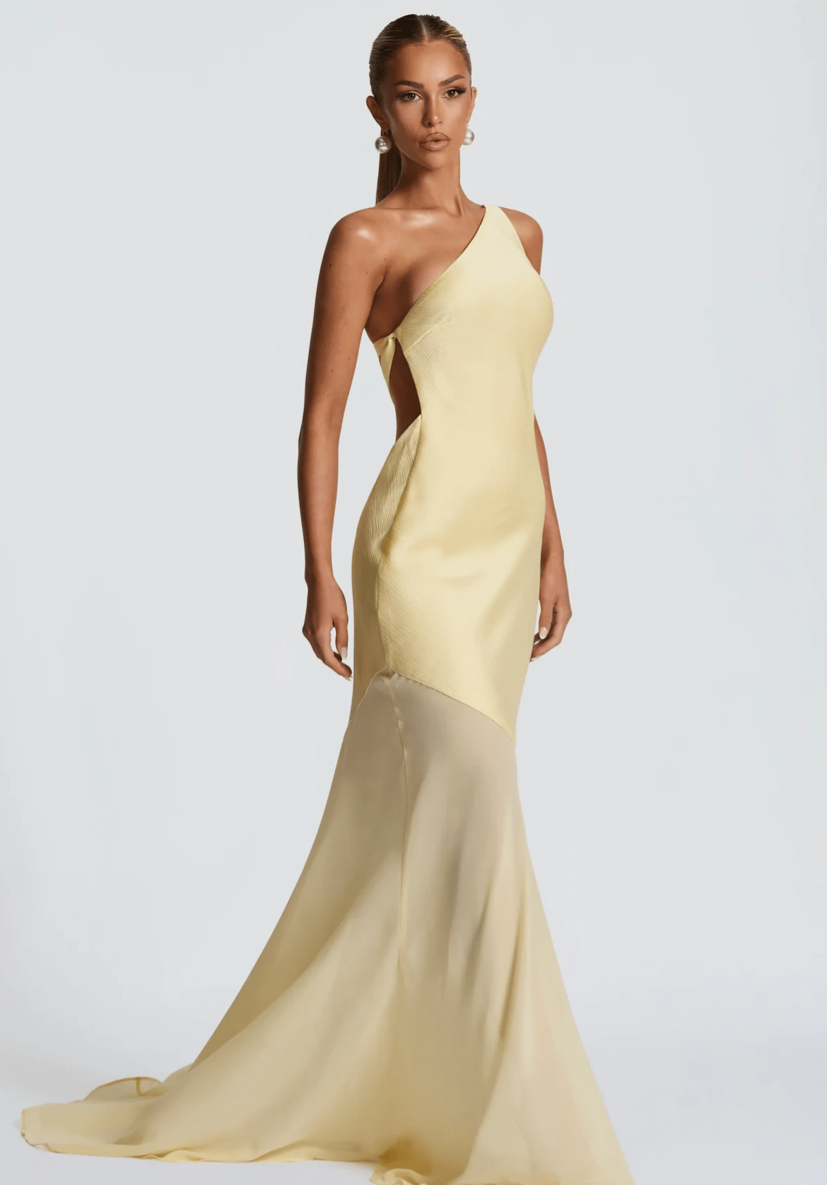 Velnoir™ Aléthea Asym Maxi Dress - Velnoir™
