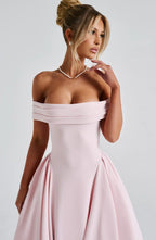 Velnoir™ Amour d'Azur Midi Dress - Velnoir™