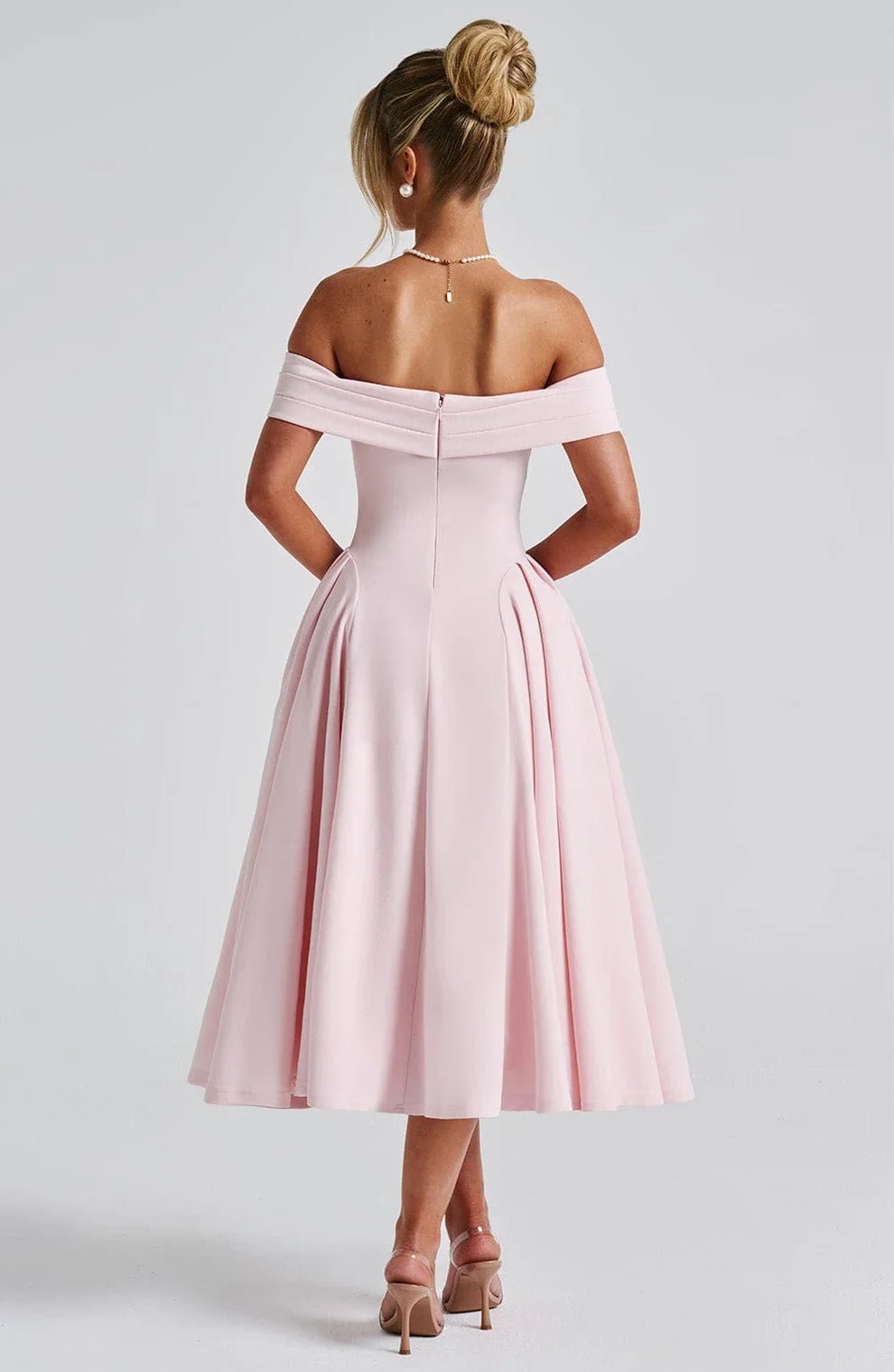 Velnoir™ Amour d'Azur Midi Dress - Velnoir™