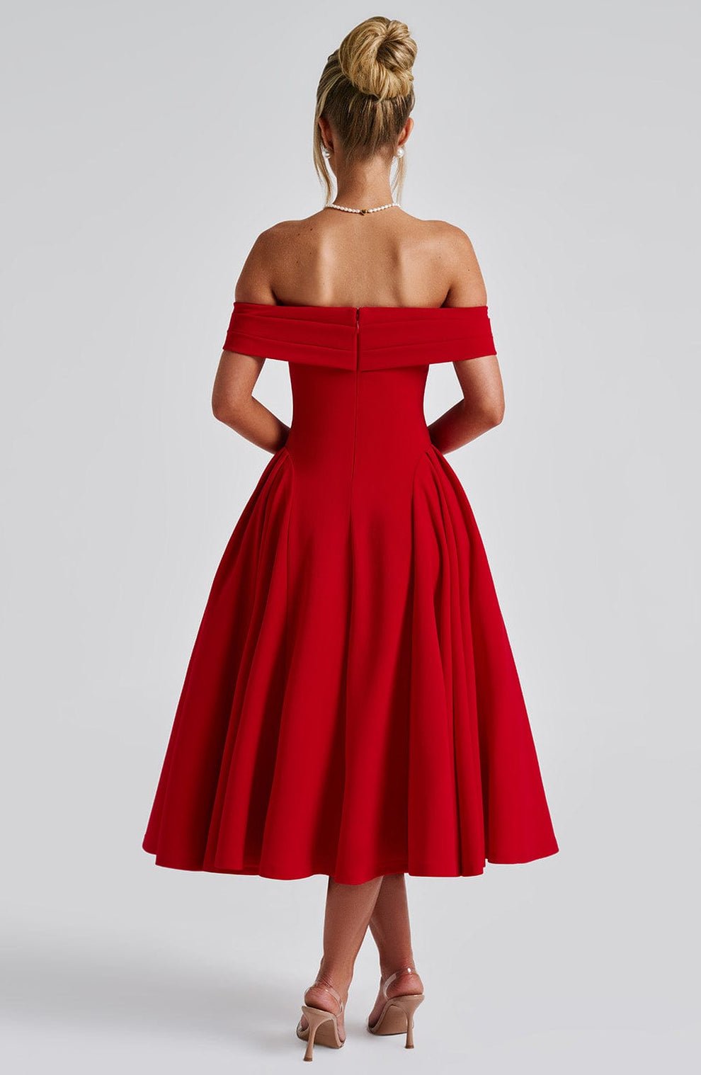 Velnoir™ Amour d'Azur Midi Dress - Velnoir™
