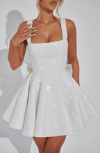 Velnoir™ Auréliane Robe Mini Dress - Velnoir™