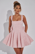 Velnoir™ Auréliane Robe Mini Dress - Velnoir™