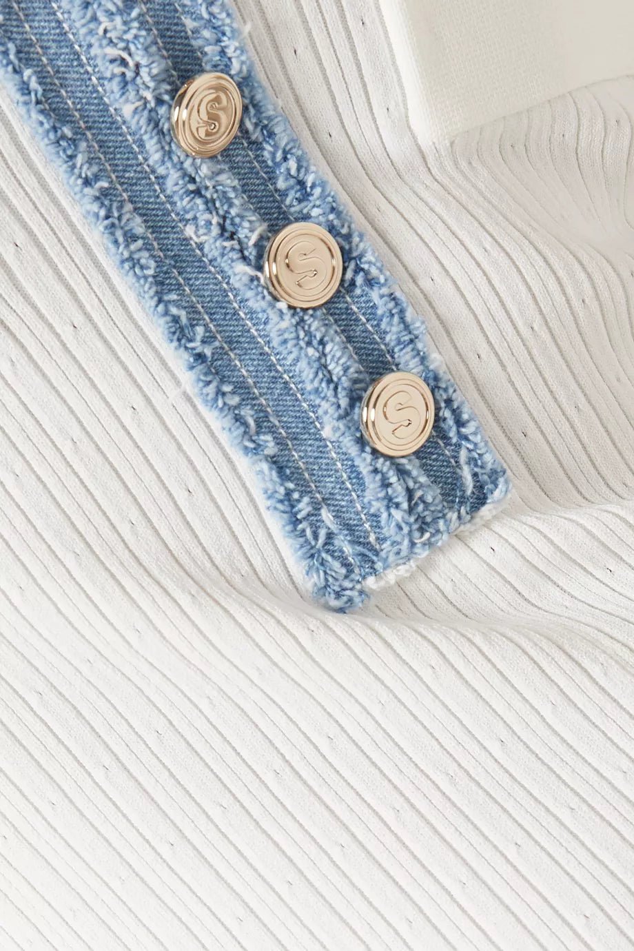 Velnoir™ Blanche Denim Dress - Velnoir™