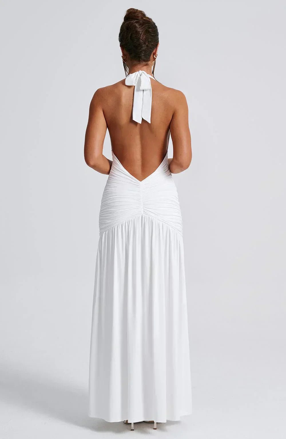 Velnoir™ Blanche Élégance Dress - Velnoir™