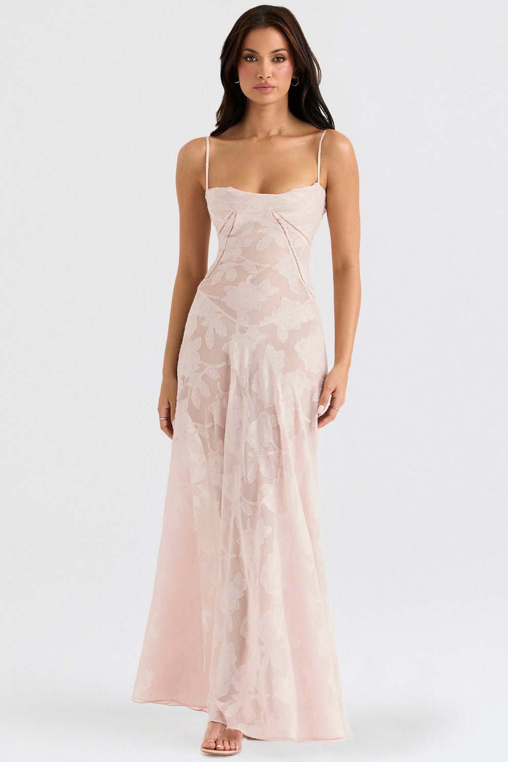 Velnoir™ Céleste Rosace Maxi Dress - Velnoir™