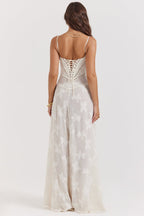 Velnoir™ Céleste Rosace Maxi Dress - Velnoir™