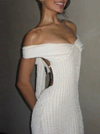 Velnoir™ Côte Blanche Maxi Dress - Velnoir™