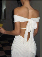 Velnoir™ Côte Blanche Maxi Dress - Velnoir™