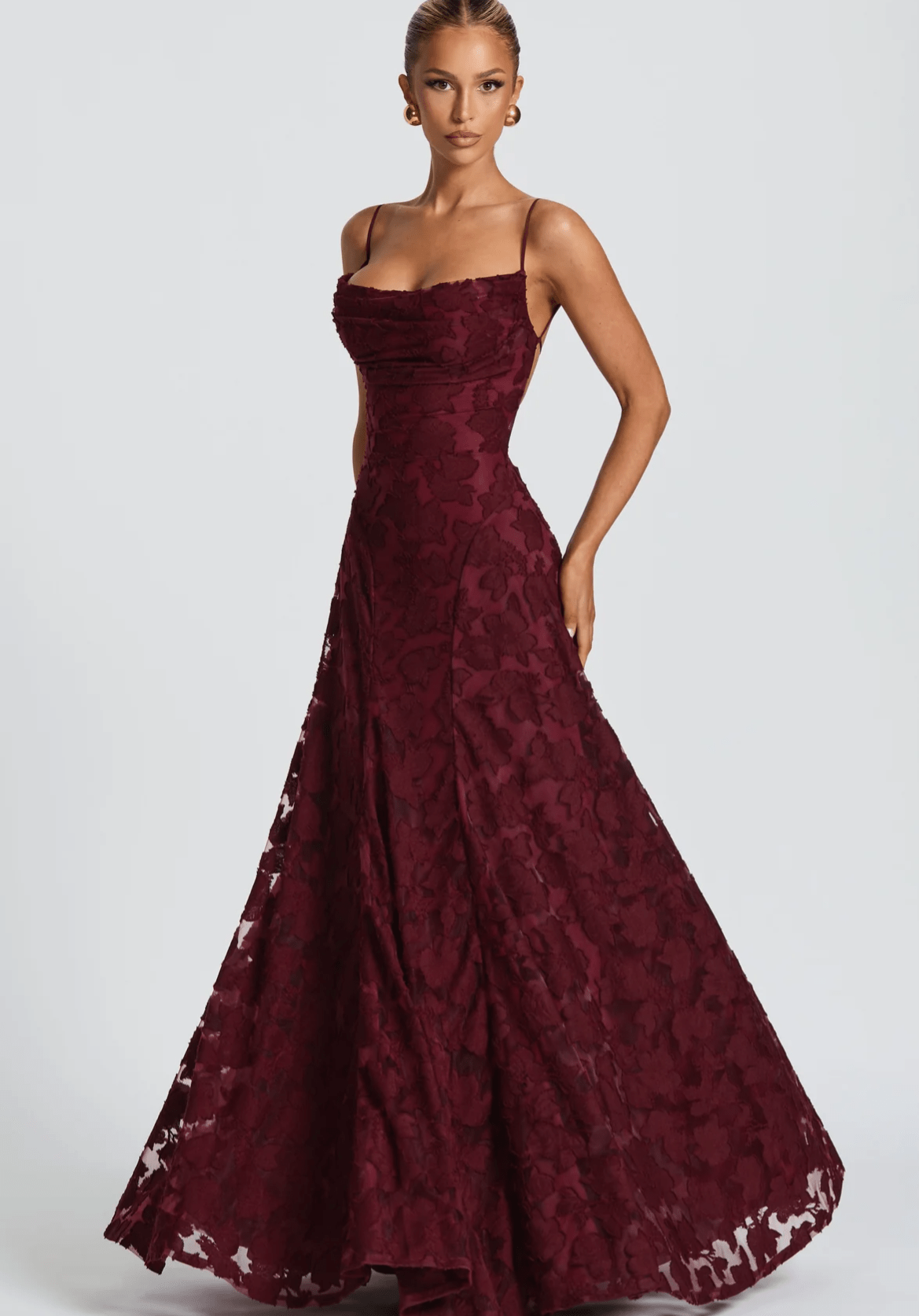 Velnoir™ Éclat di Floreale Maxi Dress - Velnoir™