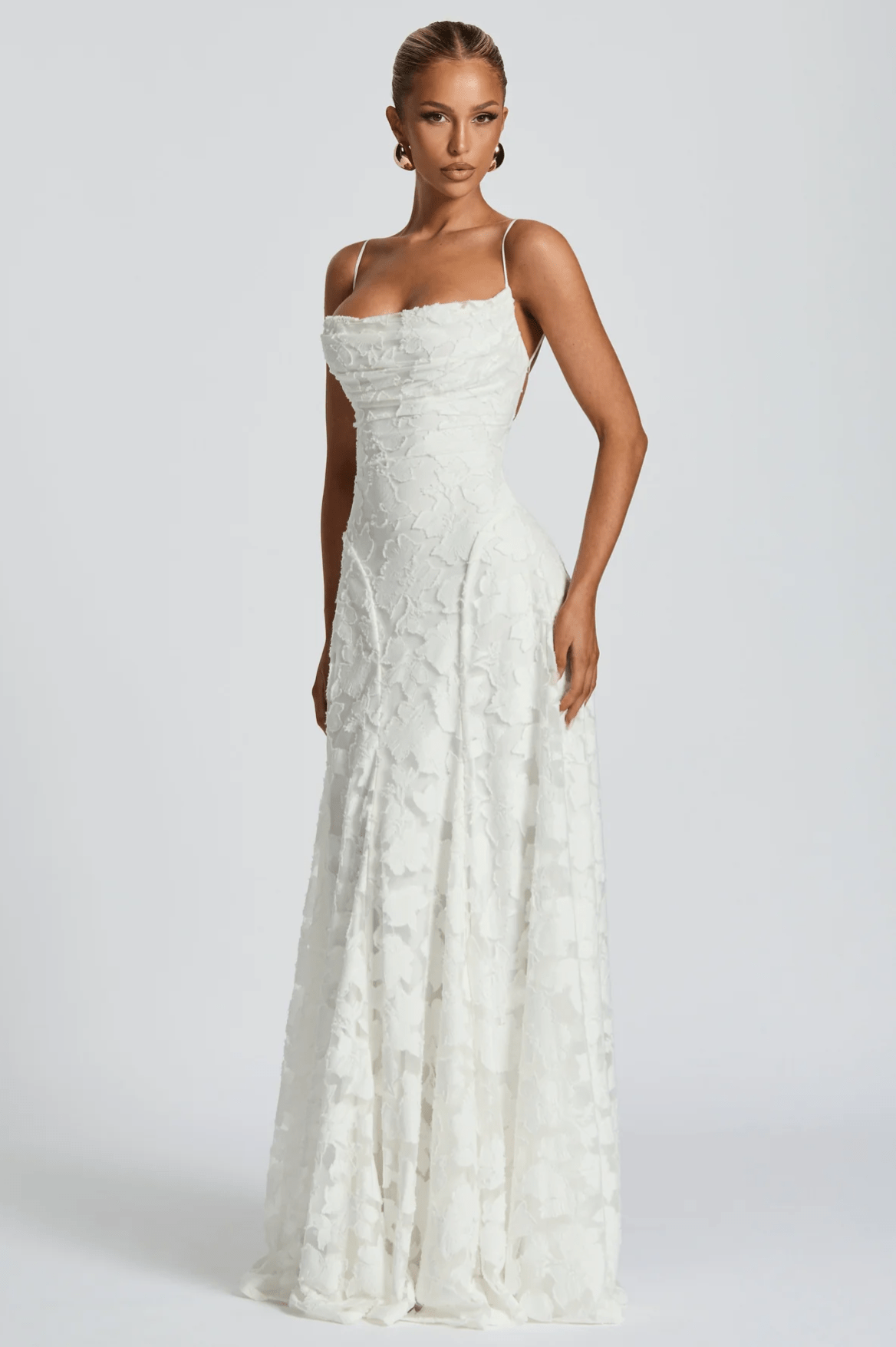 Velnoir™ Éclat di Floreale Maxi Dress - Velnoir™