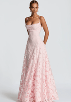 Velnoir™ Éclat di Floreale Maxi Dress - Velnoir™