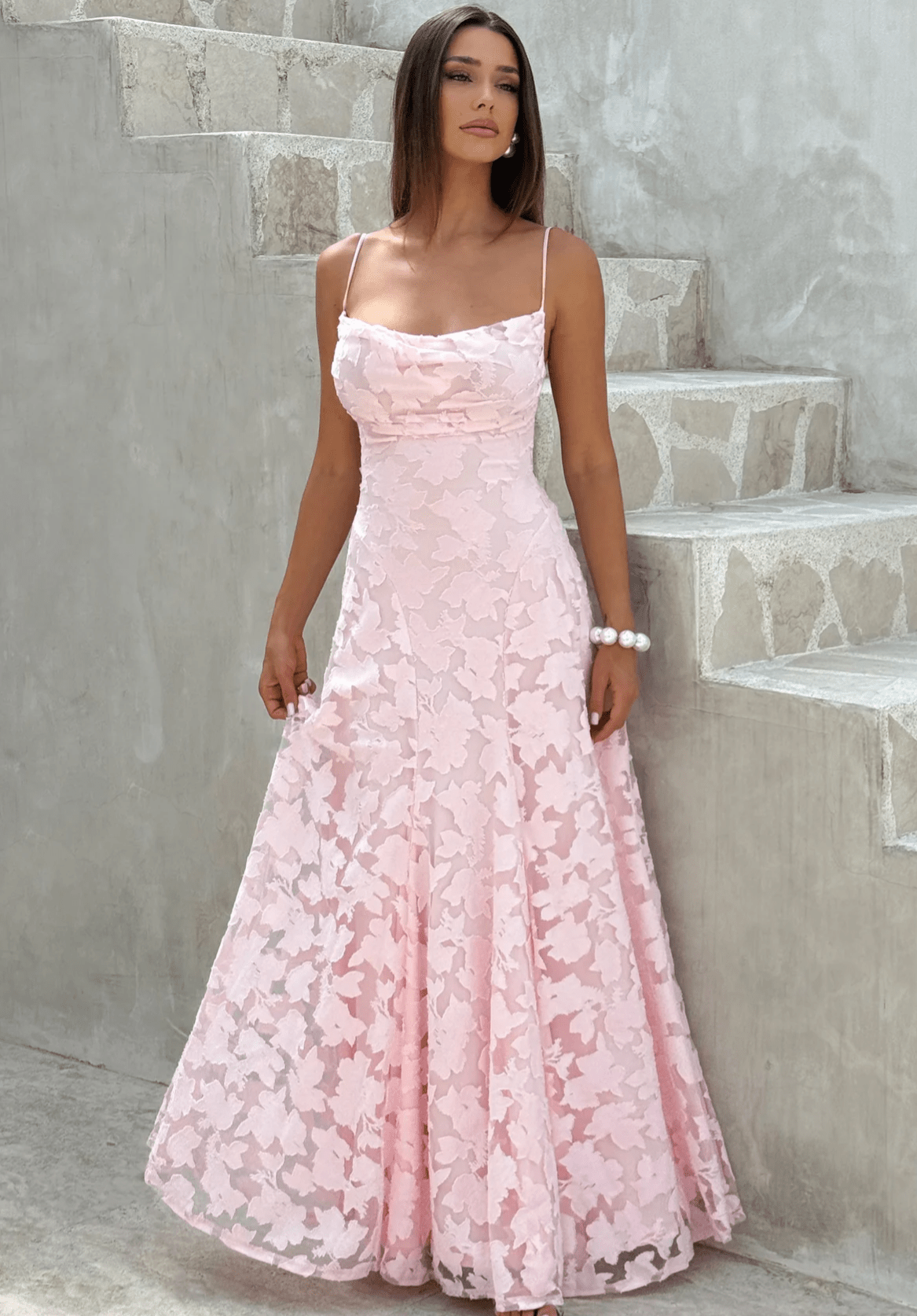 Velnoir™ Éclat di Floreale Maxi Dress - Velnoir™