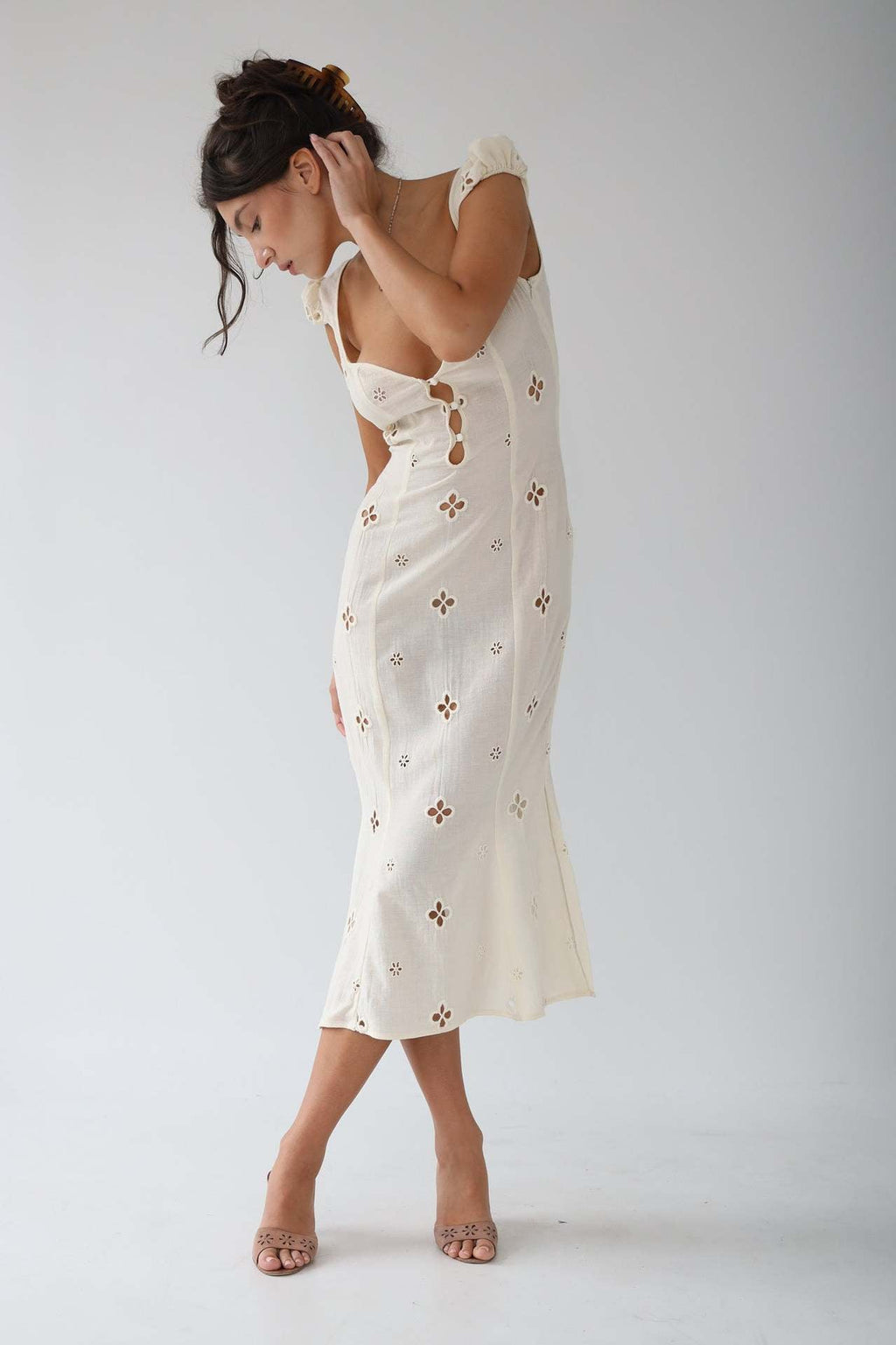 Velnoir™ Isola Linen - Blend Dress - Velnoir™