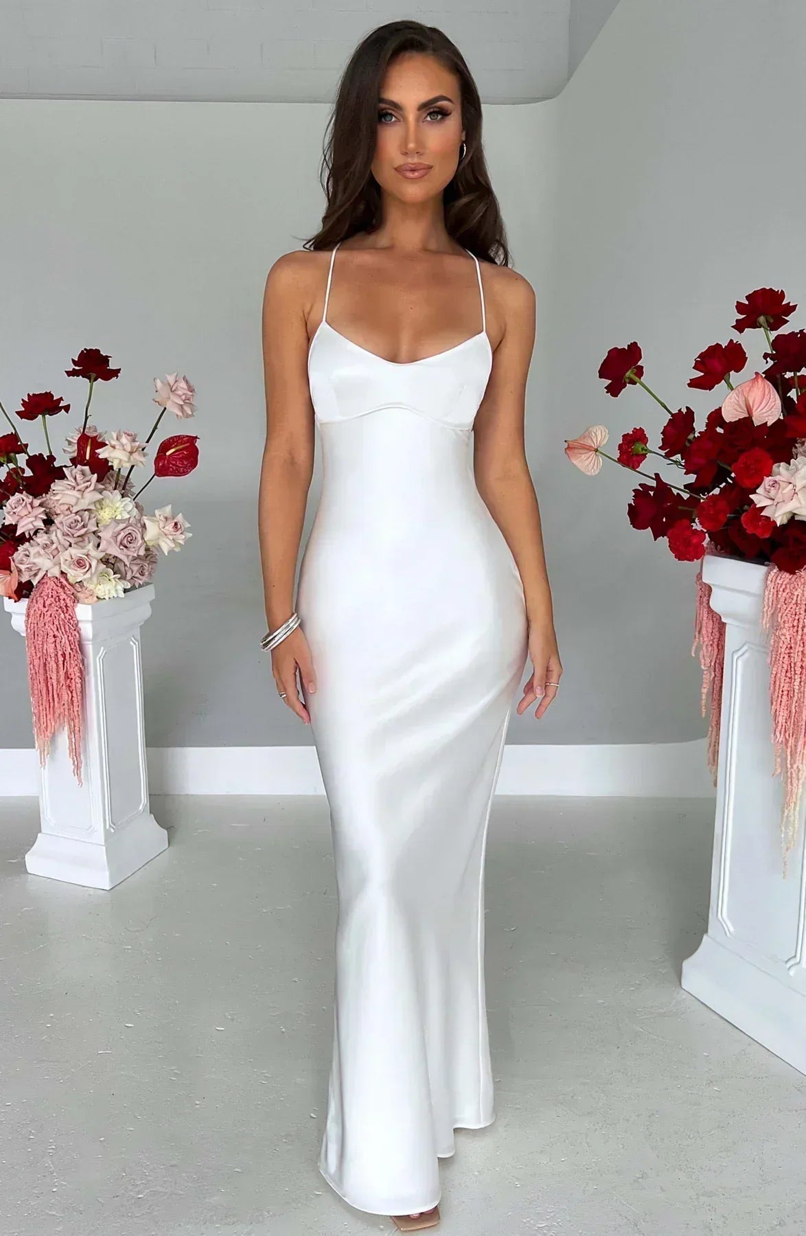 Velnoir™ L'Allure Saphire Maxi Dress - Velnoir™