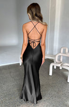 Velnoir™ L'Allure Saphire Maxi Dress - Velnoir™