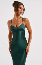 Velnoir™ L'Allure Saphire Maxi Dress - Velnoir™