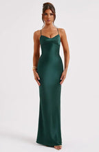 Velnoir™ L'Allure Saphire Maxi Dress - Velnoir™