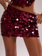 Velnoir™ Lumiére Rouge Mini Dress - Velnoir™