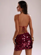 Velnoir™ Lumiére Rouge Mini Dress - Velnoir™