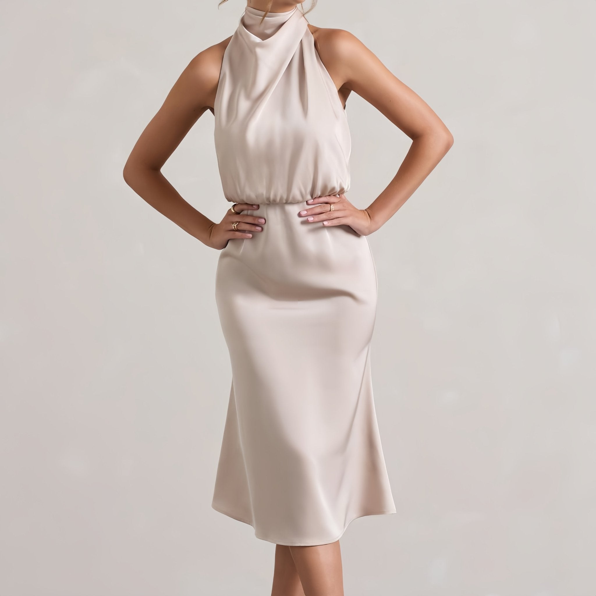 Velnoir™ Lumiére Sablé Maxi Dress - Velnoir™