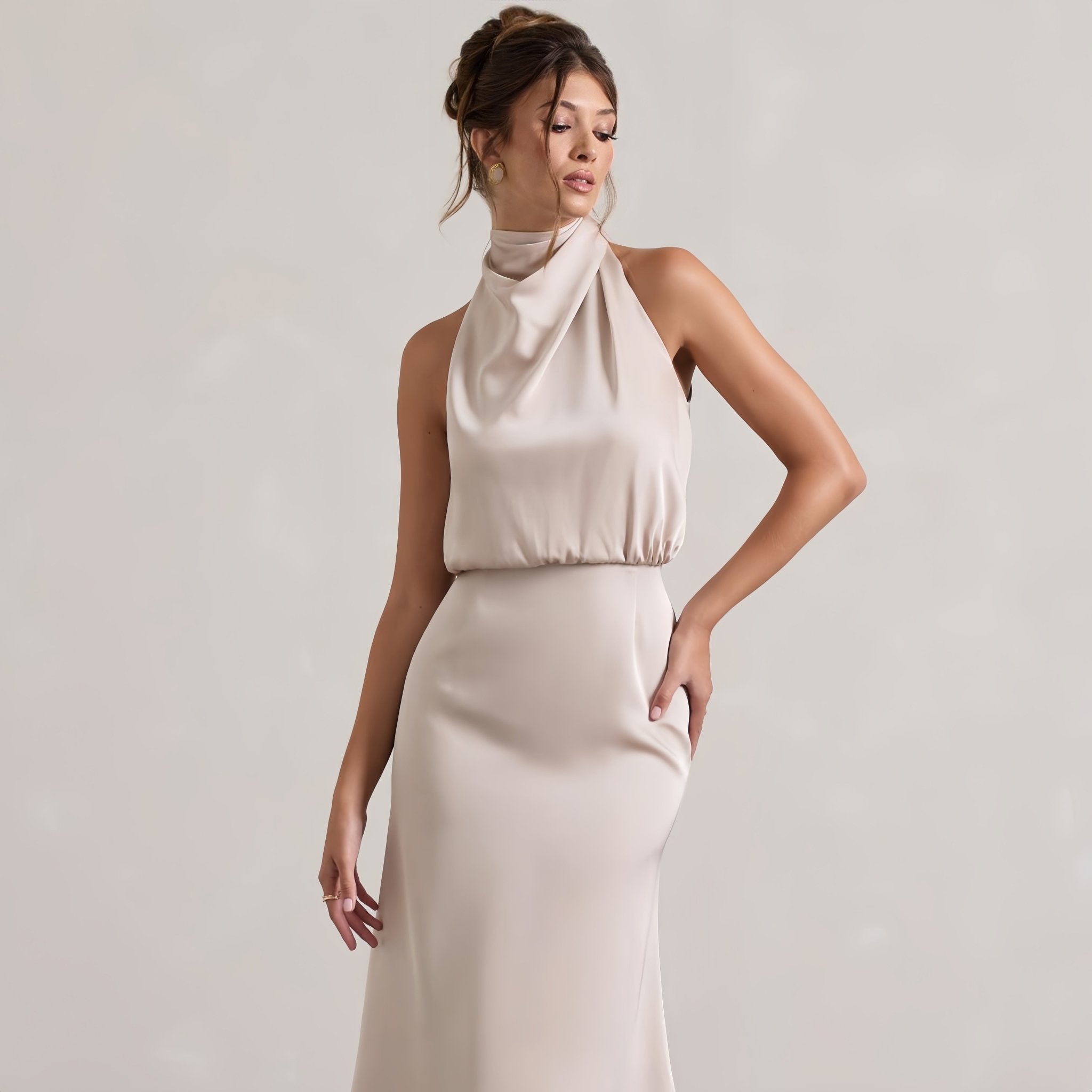 Velnoir™ Lumiére Sablé Maxi Dress - Velnoir™