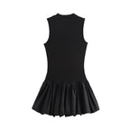 Velnoir™ Lunette Flaré Mini Dress - Velnoir™