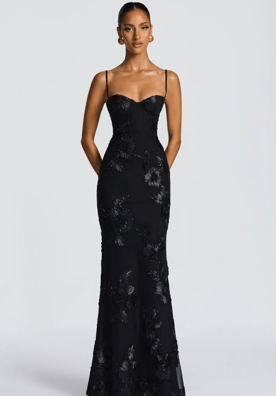 Velnoir™ Lysianné Fleur Maxi Dress - Velnoir™
