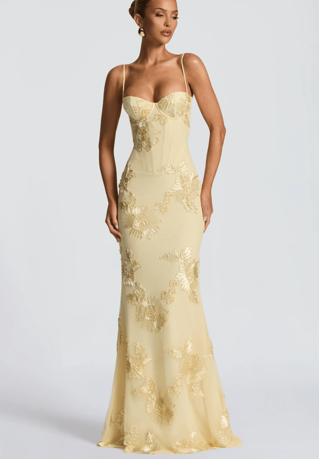 Velnoir™ Lysianné Fleur Maxi Dress - Velnoir™