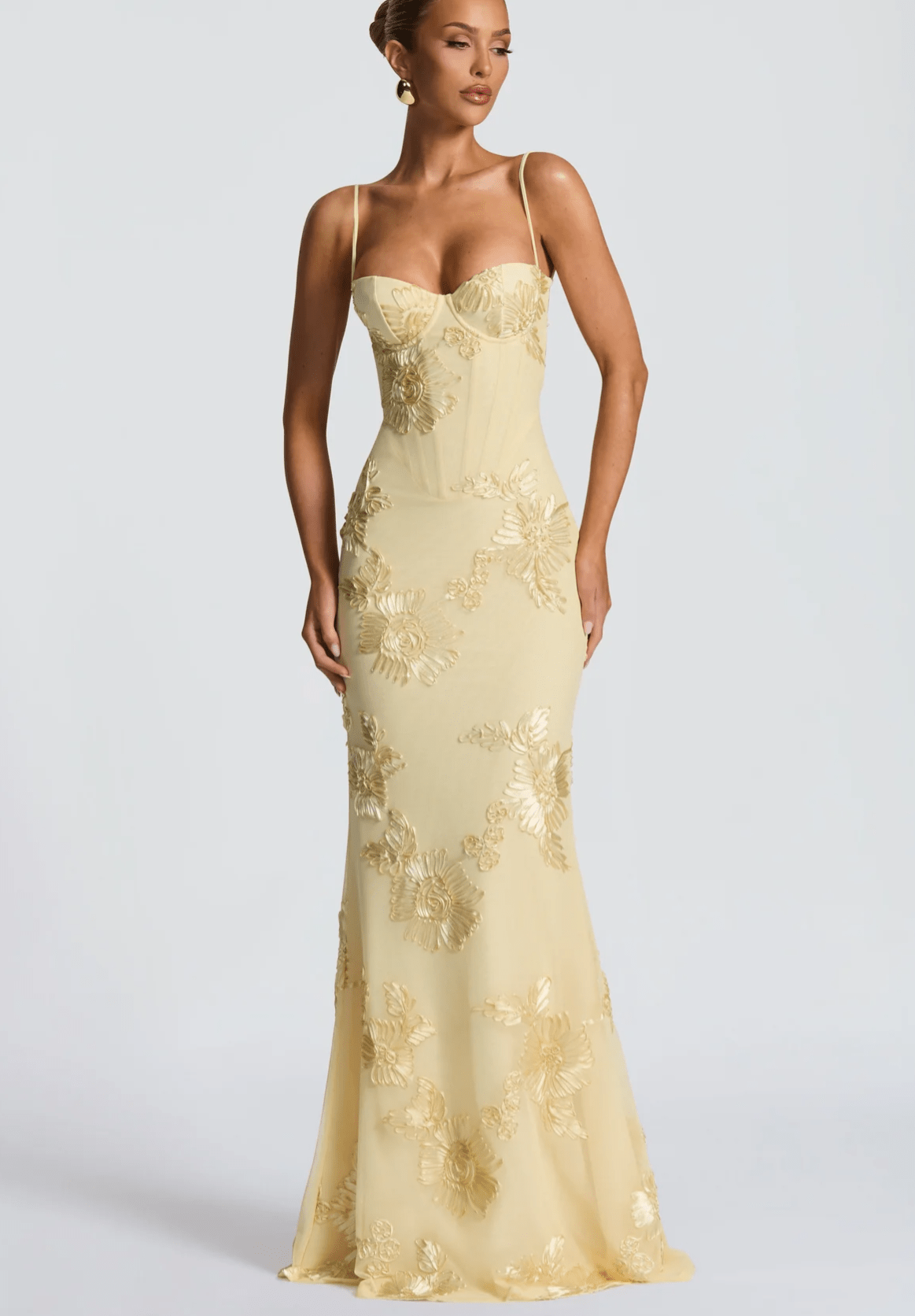 Velnoir™ Lysianné Fleur Maxi Dress - Velnoir™
