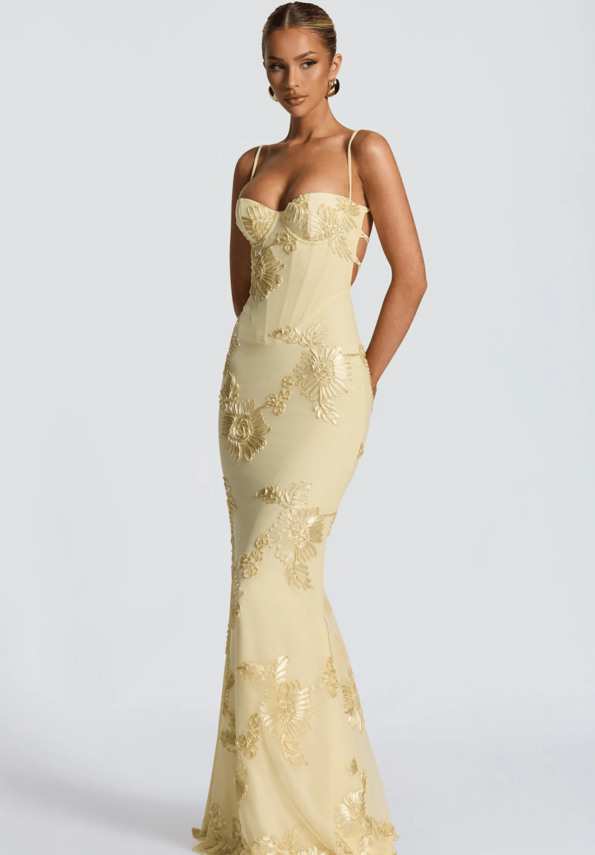 Velnoir™ Lysianné Fleur Maxi Dress - Velnoir™