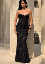 Velnoir™ Lysianné Fleur Maxi Dress - Velnoir™