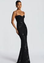 Velnoir™ Lysianné Fleur Maxi Dress - Velnoir™