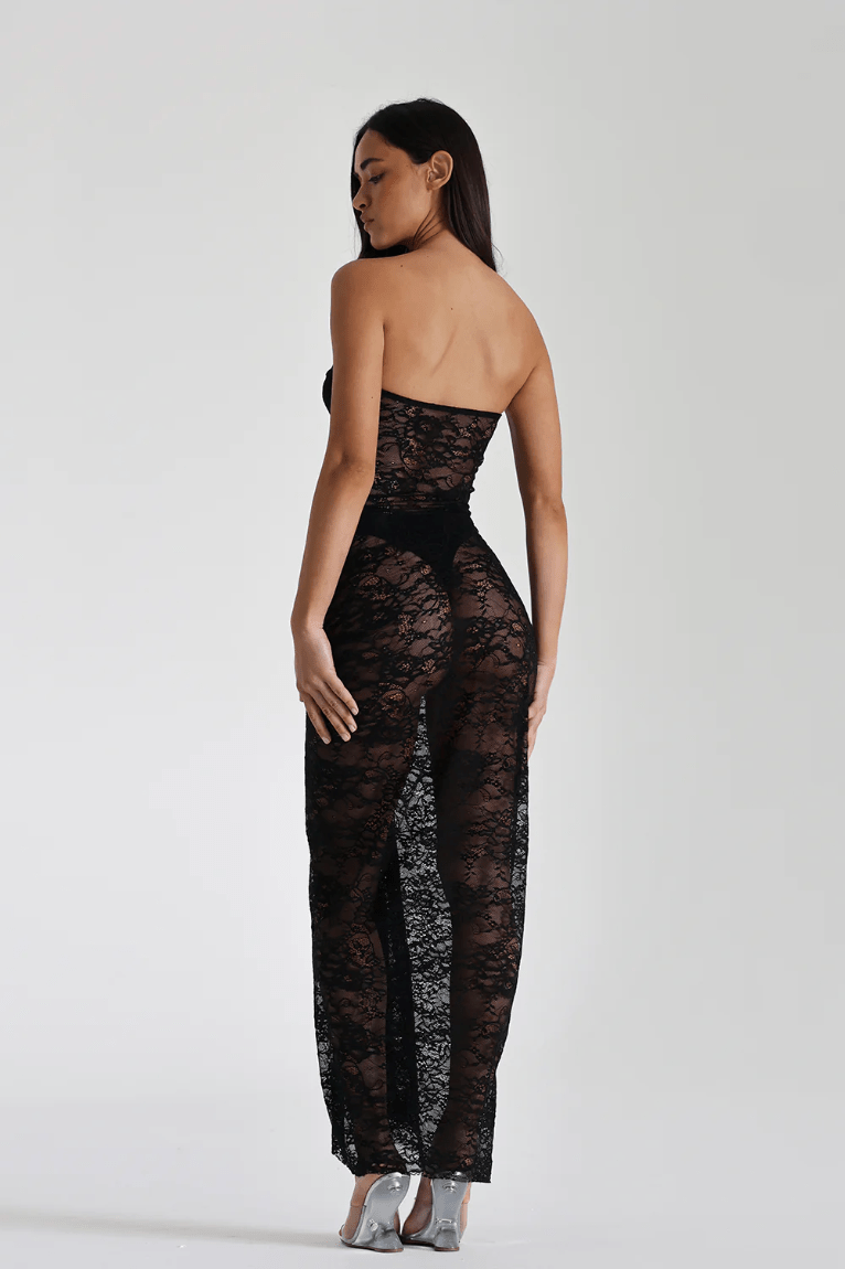 Velnoir™ Ombre de Rose Maxi Dress - Velnoir™