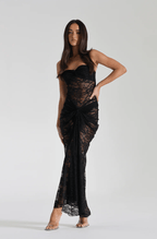 Velnoir™ Ombre de Rose Maxi Dress - Velnoir™