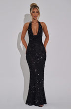 Velnoir™ Porteé Brilliant Maxi Dress - Velnoir™