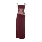 Velnoir™ Rubis Éclat Maxi Dress - Velnoir™